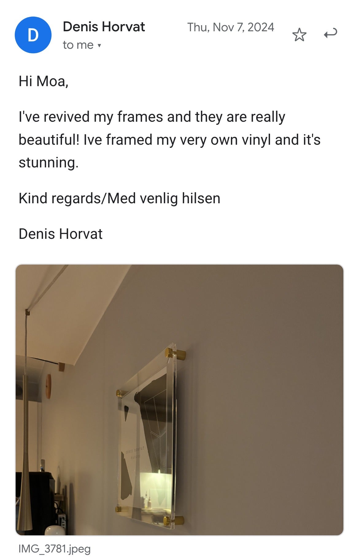 Customer review